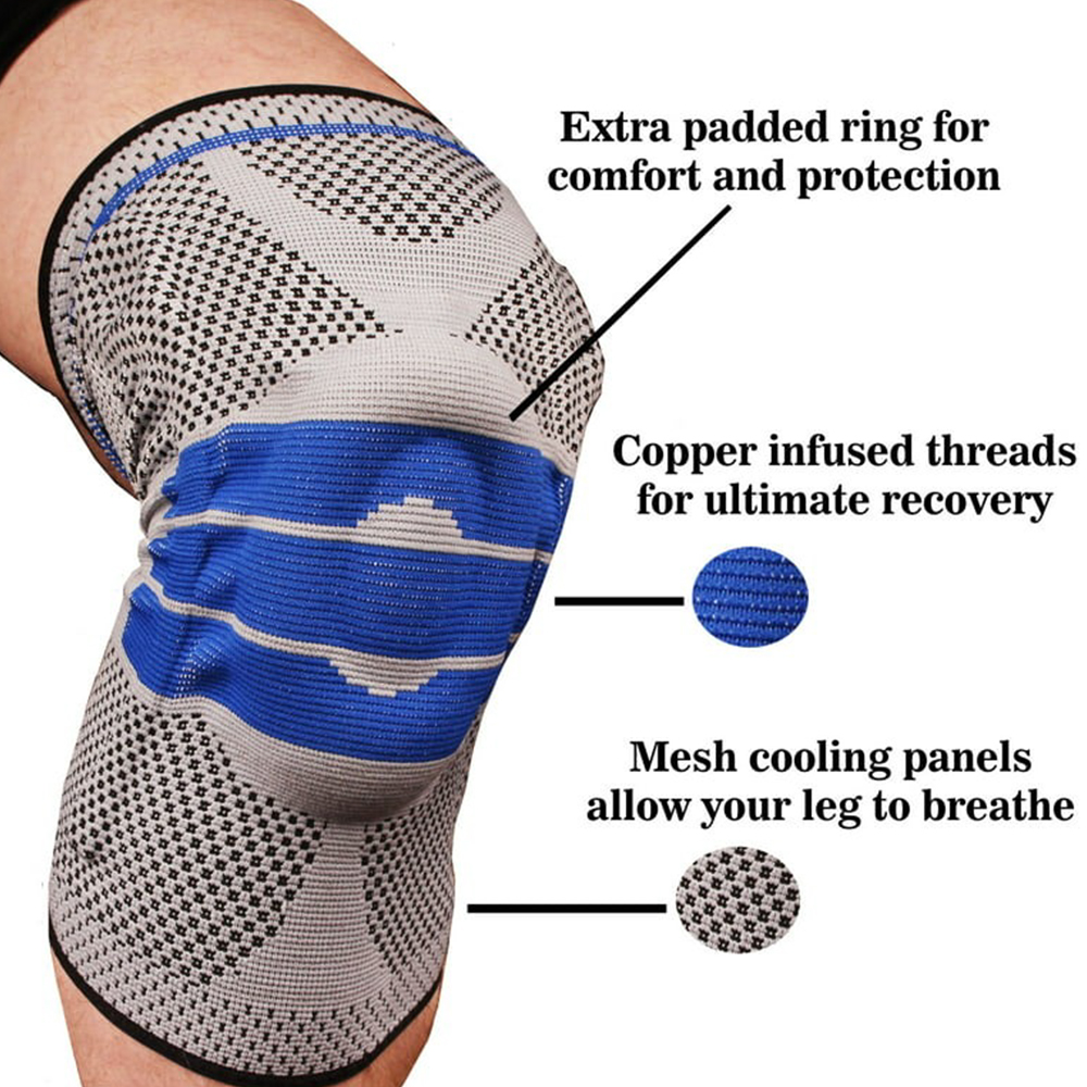 Silicone Spring Knee Pad