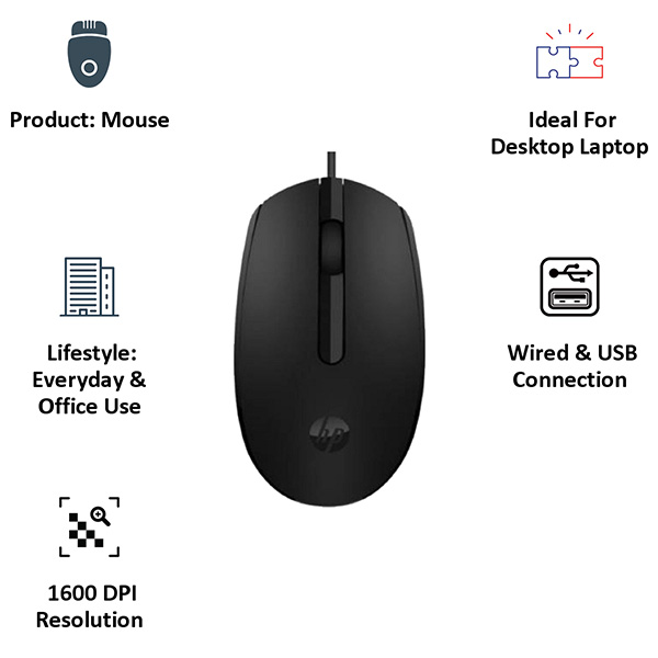 HP M10 Wired Mouse Sri Lanka